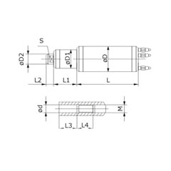 broche à moteur