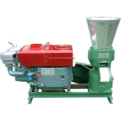 pellet press with diesel generator