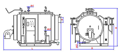 oil fired steam boiler