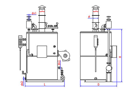 oil fired steam boiler