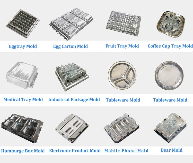 Pulp Molding Dies Types