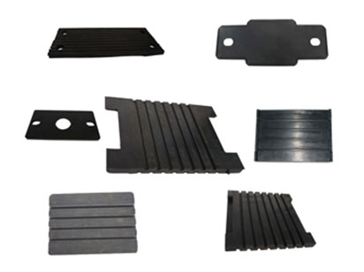 high elastic grooved EVA rail pads