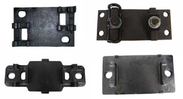 rail tie plate by casting