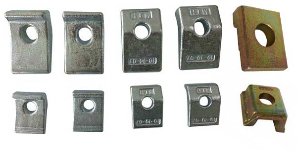 samples of rail clamps